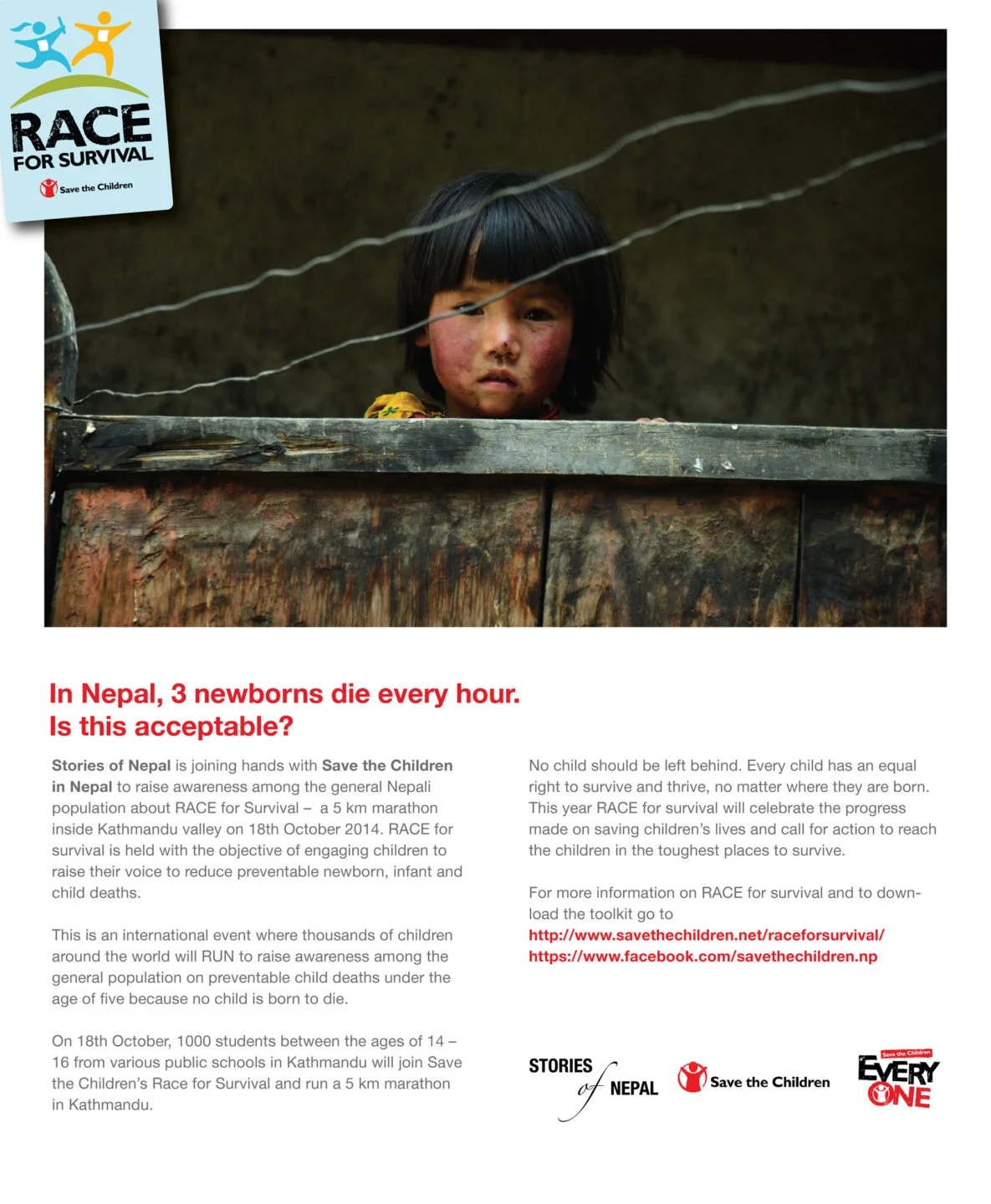 RACE FOR SURVIVAL 2014