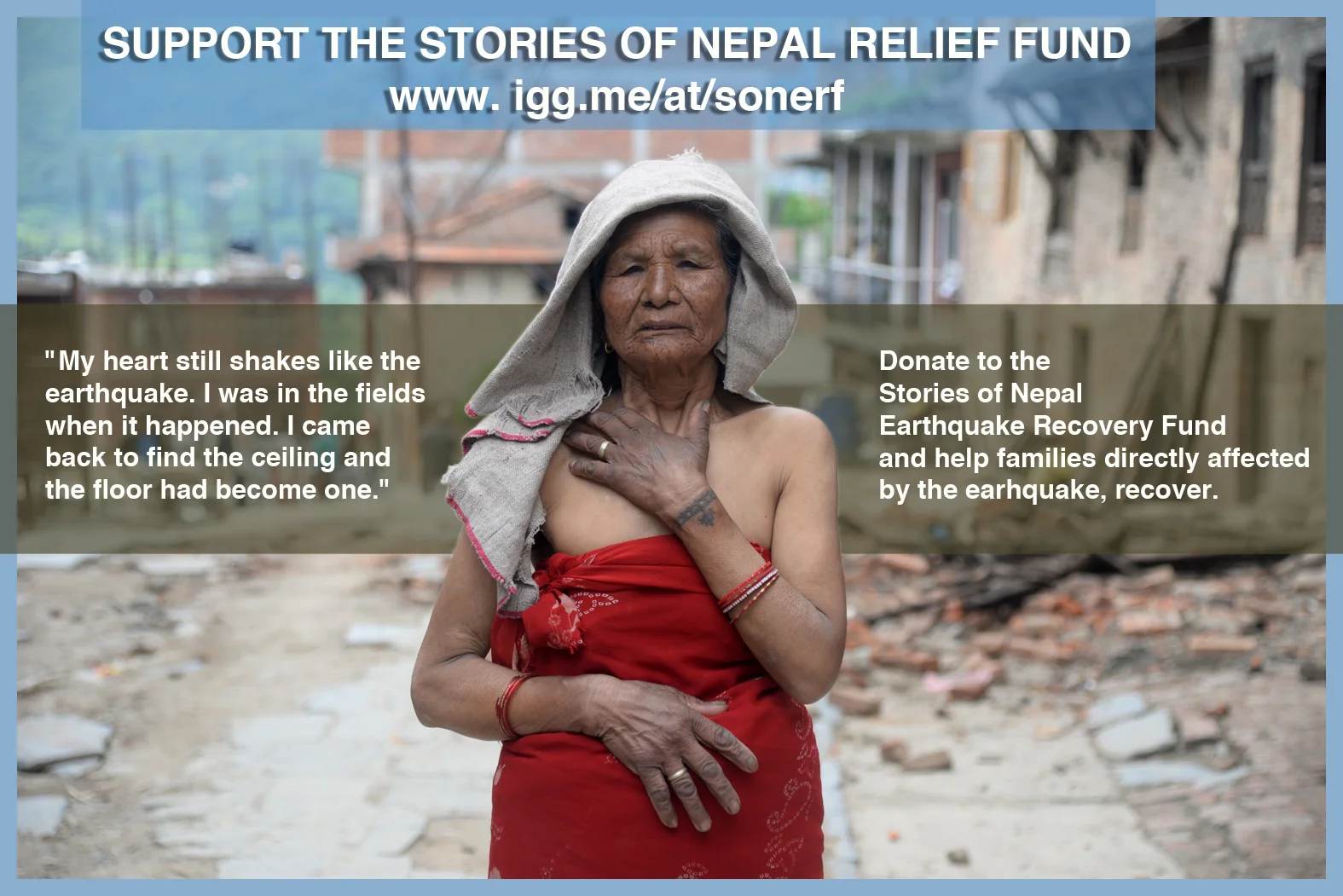 Stories of Nepal earthquake Relief Fund